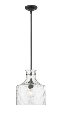 ML Lighting | Santorini Collection | 22601-MB | 1 Light Pendant, Matte Black