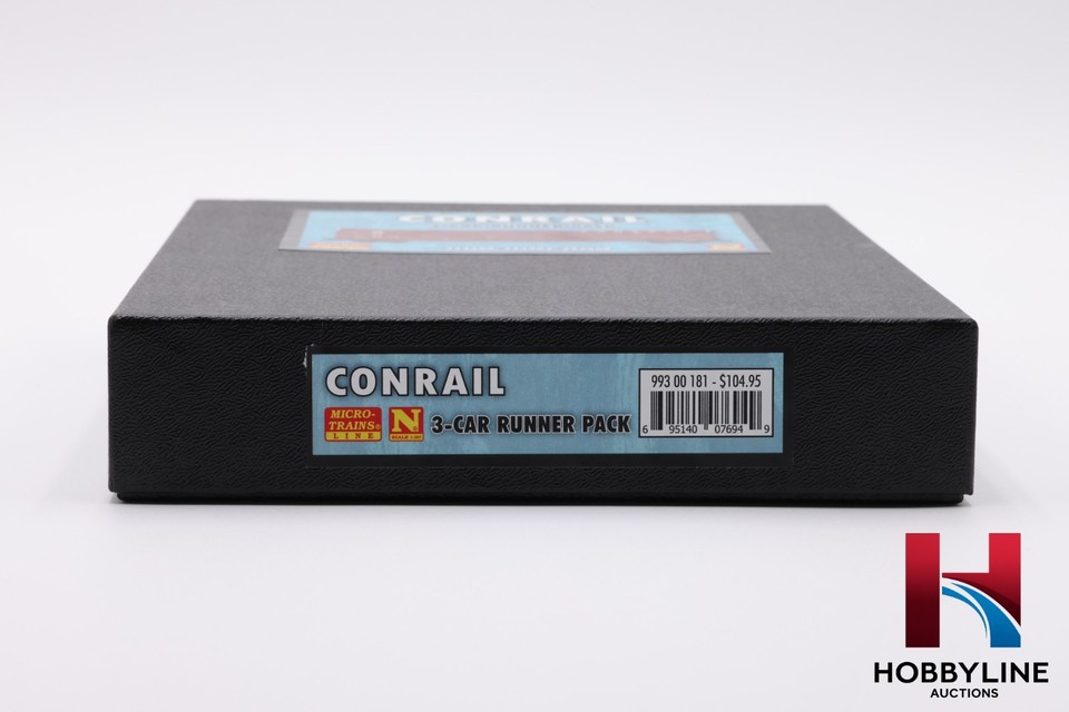 N Scale Micro Trains 993 00 181 Conrail 3 Car Runner Pack | NEW | FVM ...