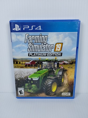 #ad Farming Simulator 19 Platinum Edition Sony PlayStation 4 Tested Free Ship $15.99