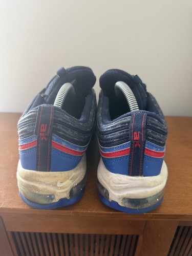 Nike Air Max 97 'City Pride Dallas Away' taglia 10 sneakers usate CD7791-400 - Foto 4 di 7
