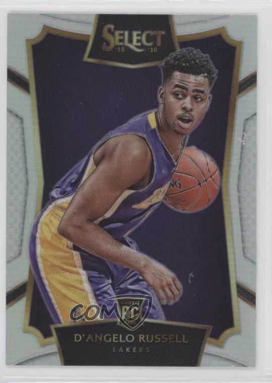 2015-16 Panini Select Concourse Silver Prizm D'Angelo Russell #62 Rookie RC r2s