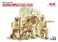 ICM 35563 1/35 Gurkha Gewehre (1944) (4 Figuren)