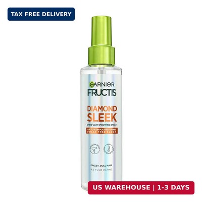 Garnier Fructis Diamond Sleek Hair Shine Spray, Up to 100-Hour Frizz Control, He
