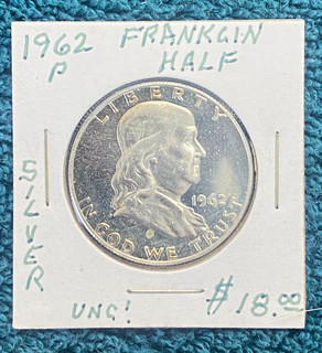 STORAGE UNIT FIND 1962 P Franklin Half Dollar Silver