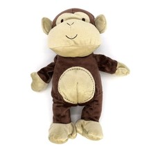 Carter's Just One Year Monkey 10" Plush Lovey Brown Tummy Stitches 99986