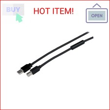 StarTech.com 15m / 50 ft Active USB 2.0 A to B Cable - Long 15 m USB Cable - 50
