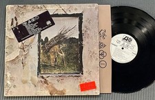 1971 Led Zeppelin IV LP White Label PROMO Porky/Pecko Duck HYPES-RARE !!
