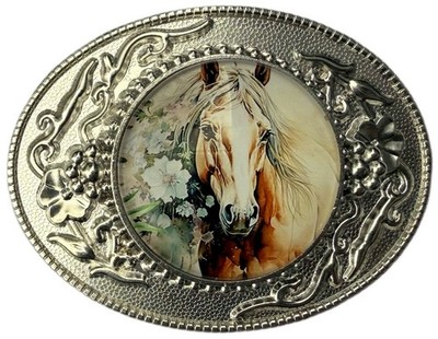 Pferd Western Cowboy Reitsport Gürtelschnalle in Geschenkbox