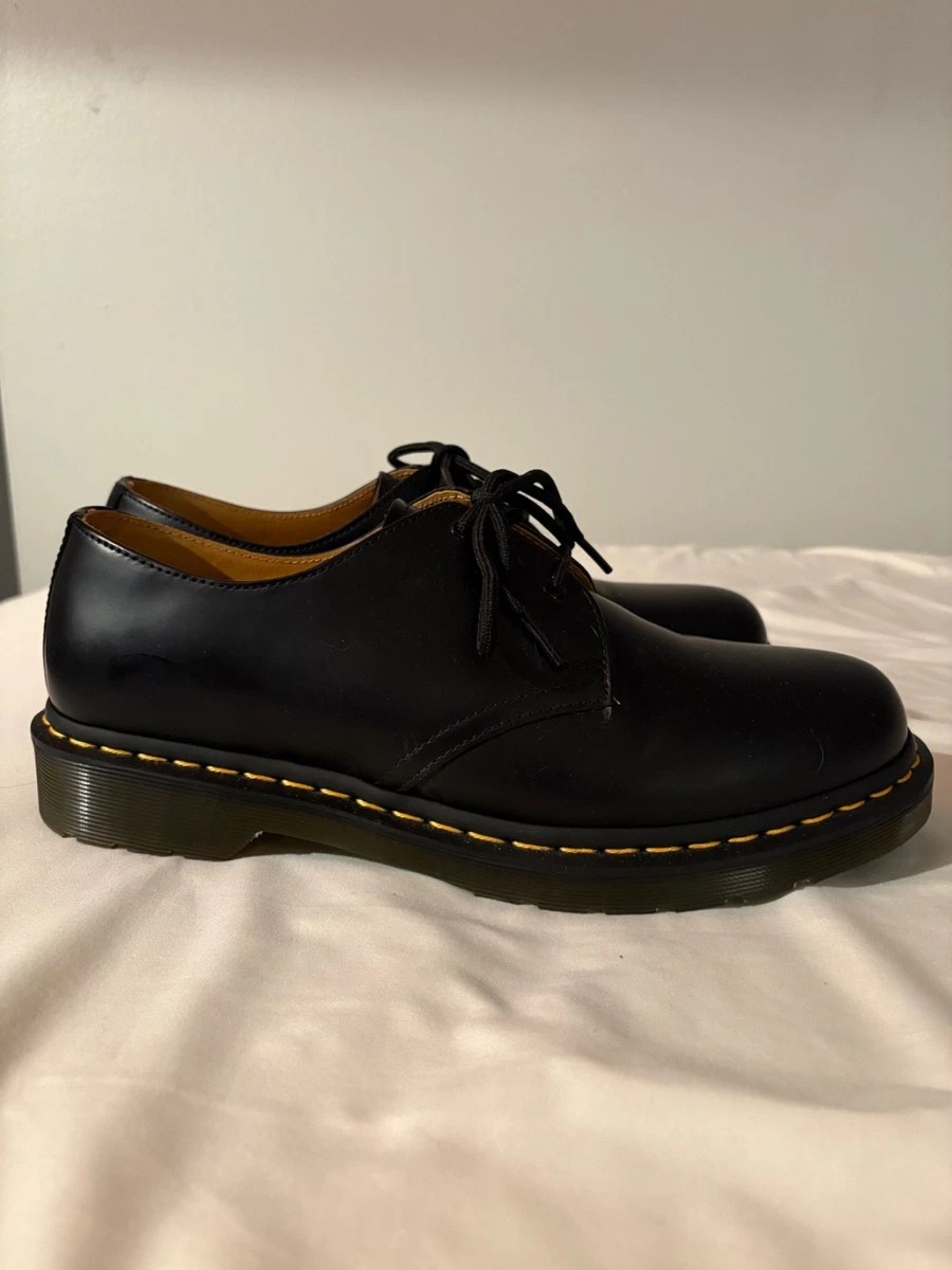 Dr. Martens 1461 Leather Upper Black Casual Shoes for Men for sale