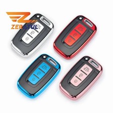 3-Button TPU Car Key Fob Shell Cover for Hyundai Genesis Coupe Sonata ix35