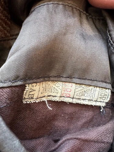 1930s 1940s VTG Brown Wool Tweed Overcoat 36R/37R AS-IS image 14