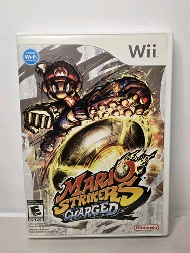 Mario Strikers Charged Nintendo Wii Complete in Box With Manual CIB