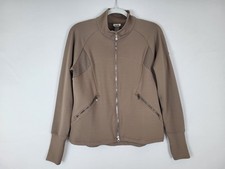 Ariat Tek Bellatrix Full Zip Sweatshirt Jacket Womens Medium Brick Brown