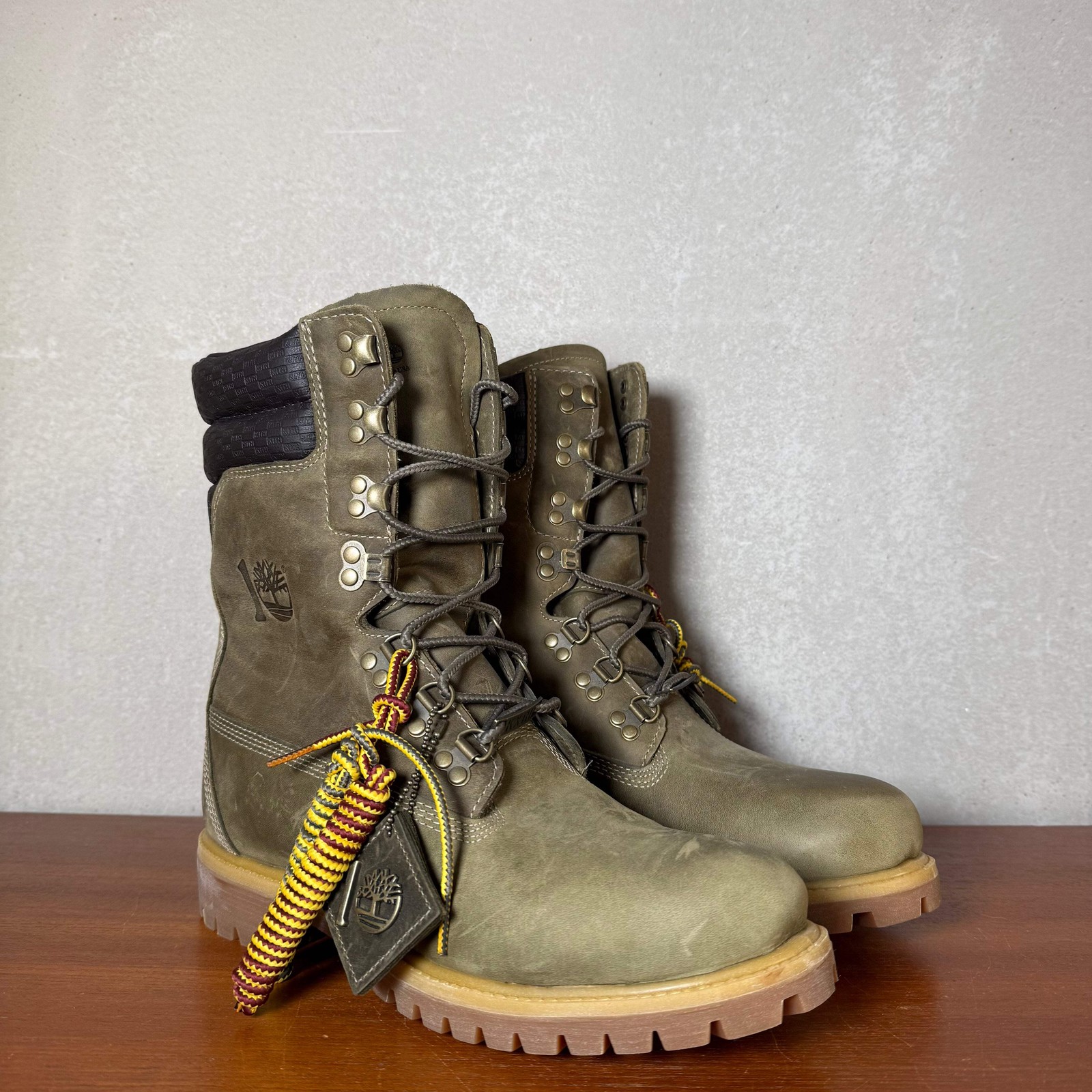 Timberland X KITH Premium Weatherproof Shearling Boots | Full Grain / Light Gree image 3