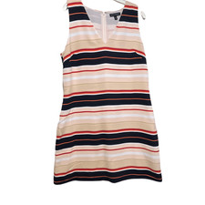 Banana Republic size 14 striped shift dress.