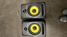 2 KRK ROKIT 6 Powered 6" Studio Monitor, Pair - PARTS ONLY