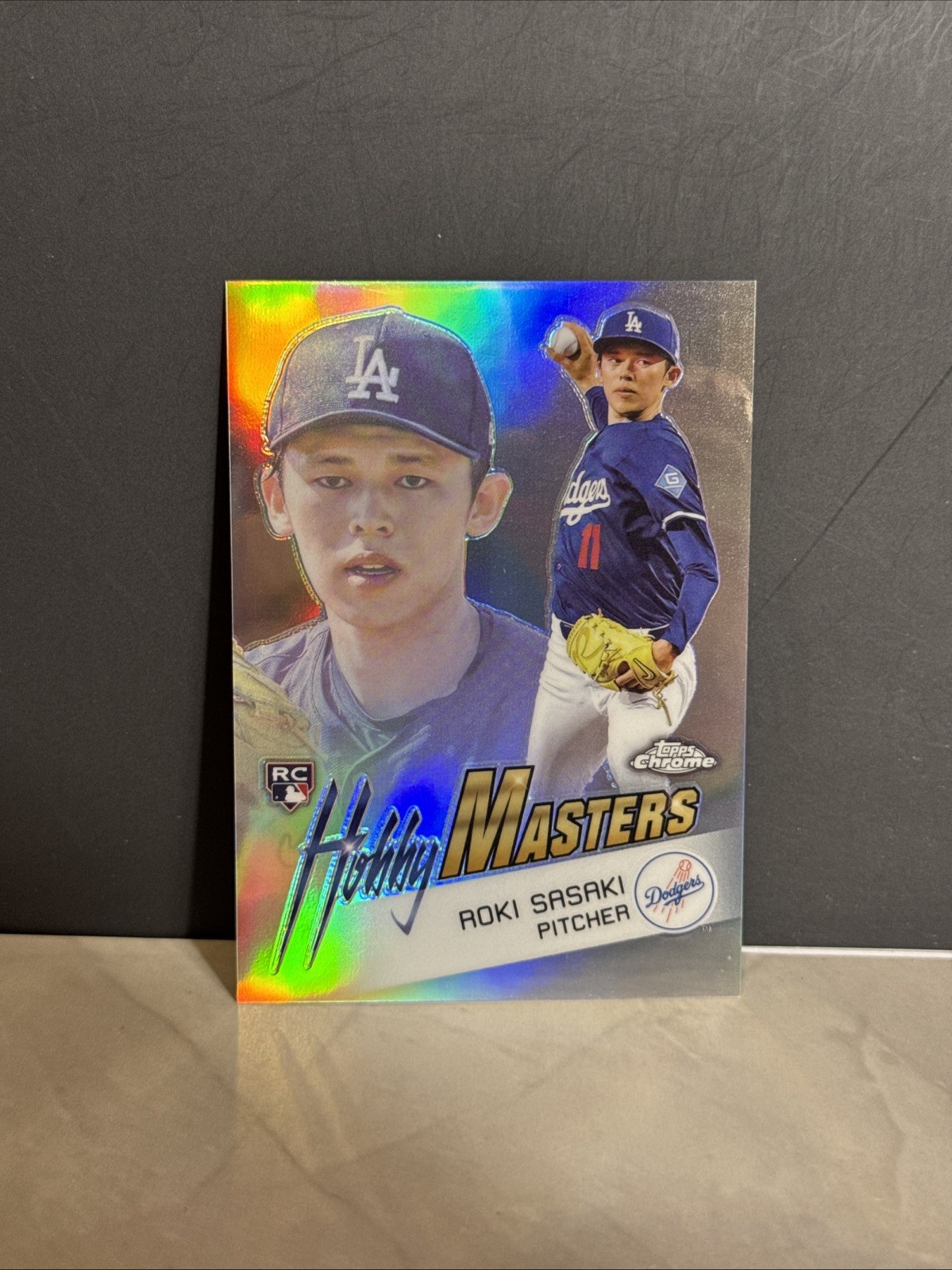 Roki Sasaki 2025 Topps Chrome #HM-19 Hobby Masters Rookie RC