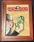 Monopoly Deluxe Wooden Book Edition Parker Brothers Complete Vintage Board Game
