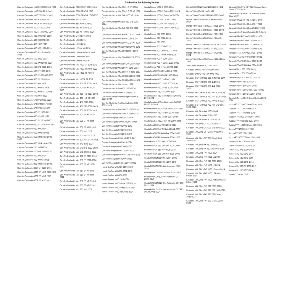 (Paquete de 4) Neumático Tusk TriloBite 25x8-12 para Yamaha Kodiak 400 4x4 1993-1999 Foto 3 de 4