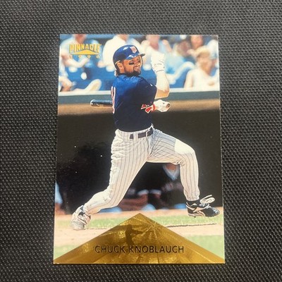 1998 Pinnacle Zenith Chuck Knoblauch #8
