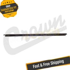 Crown 55024255 Left Outer Door Glass Weatherstrip for 1987-1995 Jeep Wrangler YJ