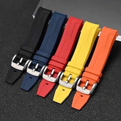 21MM Curved Interface FKM Watch Strap Band Für Tissot Seastar Series 1853 T120