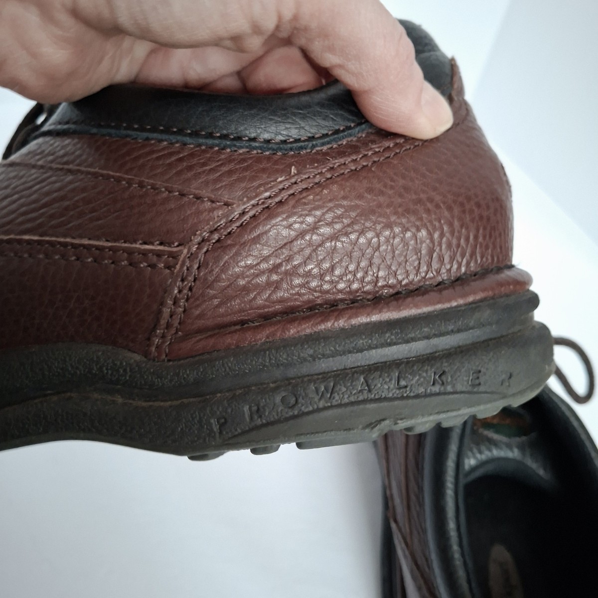 Rockport ProWalker World Tour Mens 13 Brown‎ Leather Walking Shoes MWT11 Comfort Rockport World Tour Classic MWT11 Brown Leather Lace Up  main image 3