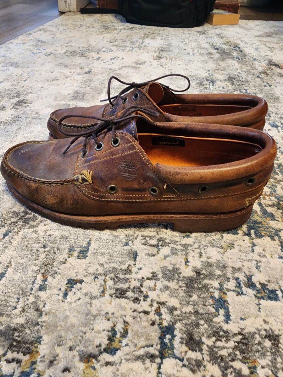 Timberland Authentic 3 Eye Lug Classic Boat Shoe Brown Size Timberland Authentic 3 Eye Lug Classic Boat Shoe Brown Size