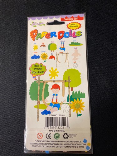 Lot 4 Memories Paper Dolls Batter Up Bill Haircut Harry Cruisin Chris Swinging - Picture 6 of 10