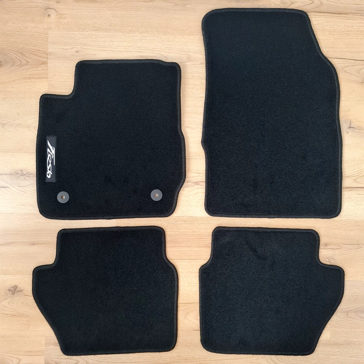 Car Floor Mats Velour for Ford Fiesta Waterproof Auto Liners Car