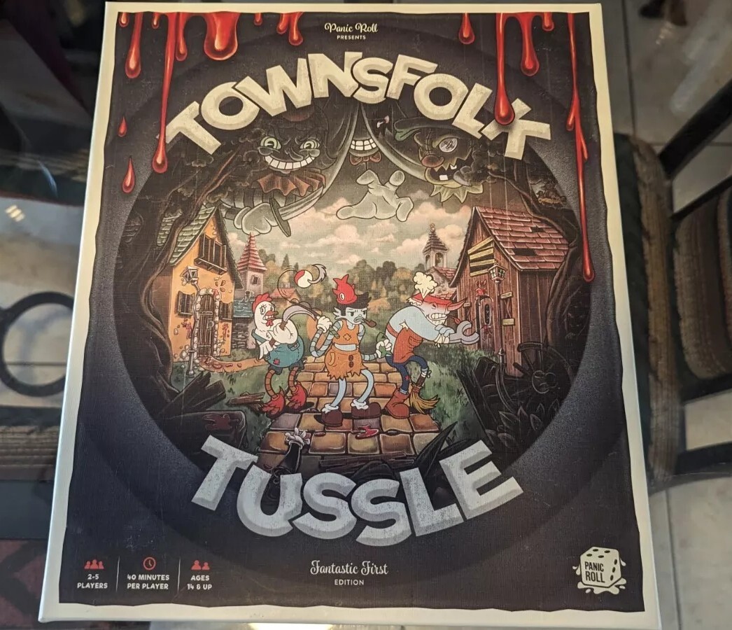 Jeu Townsfolk Tussle – Kickstarter Entièrement Peint – Occasion