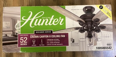 LED Indoor Noble Bronze Ceiling Fan 