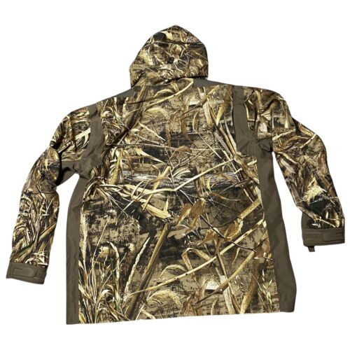 Game Winner Realtree Hooded Camo Outdoor Hunting Jacket Zip & Snap Adjust Cuff L - Picture 2 of 10