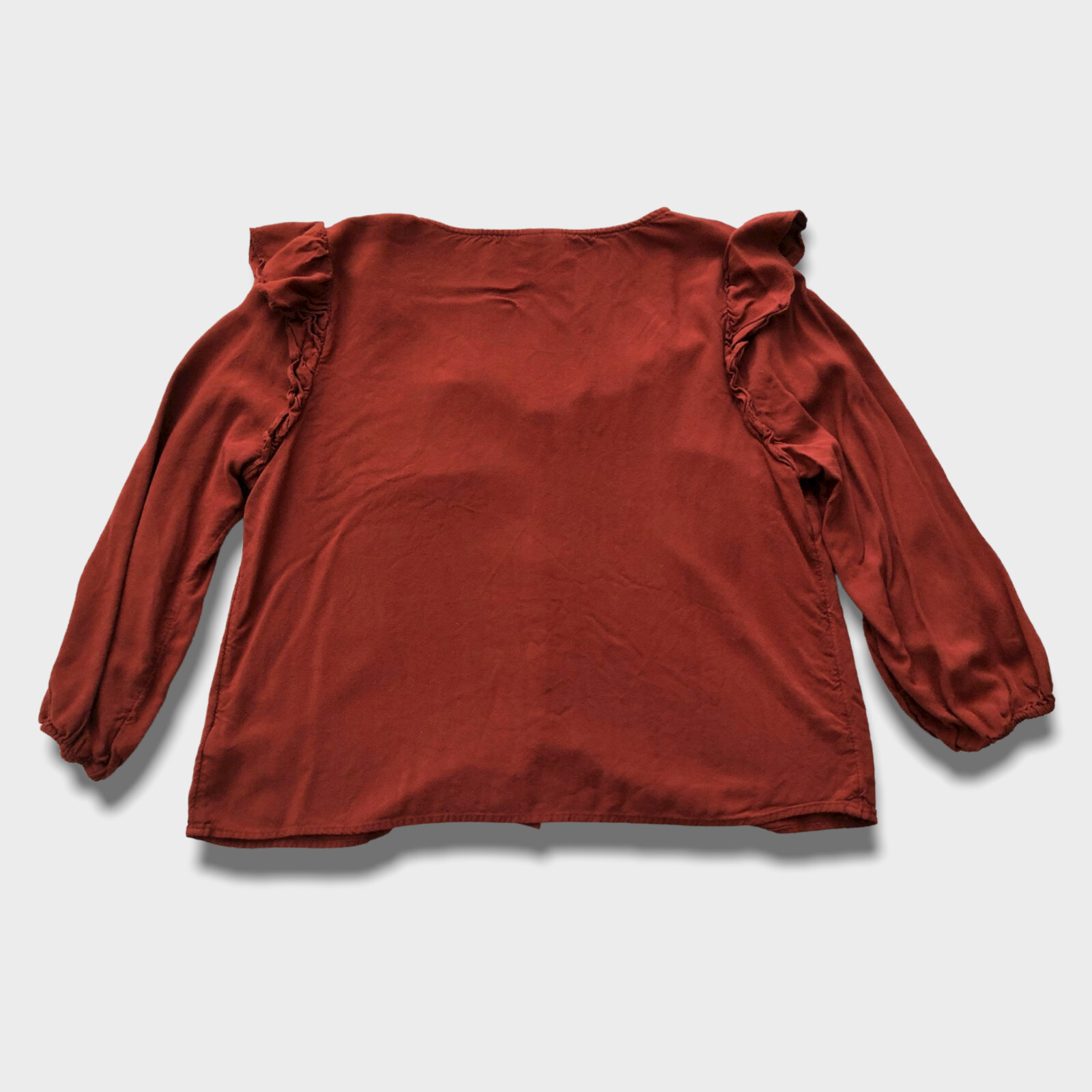 Universal Thread Double Ruffle Long Sleeve Blouse… - image 3