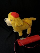 Battery powered ANTIQUE DOG TOY COLLECTIBLE made in JAPAN