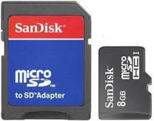 Sandisk Class 4 8GB Micro Sd/Micro SDHC/TF Flash Memory Card 8 GB G 8G
