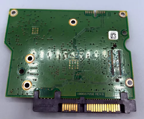 100687658 REV A Seagate PCB Circuit Board Hard Drive Logic Controller Board - Picture 2 of 2