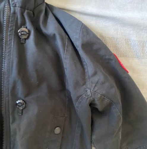 Women's CANADA GOOSE Kensington Parka Down Puffer Jacket Coat Fur Black (Small) - Picture 4 of 9