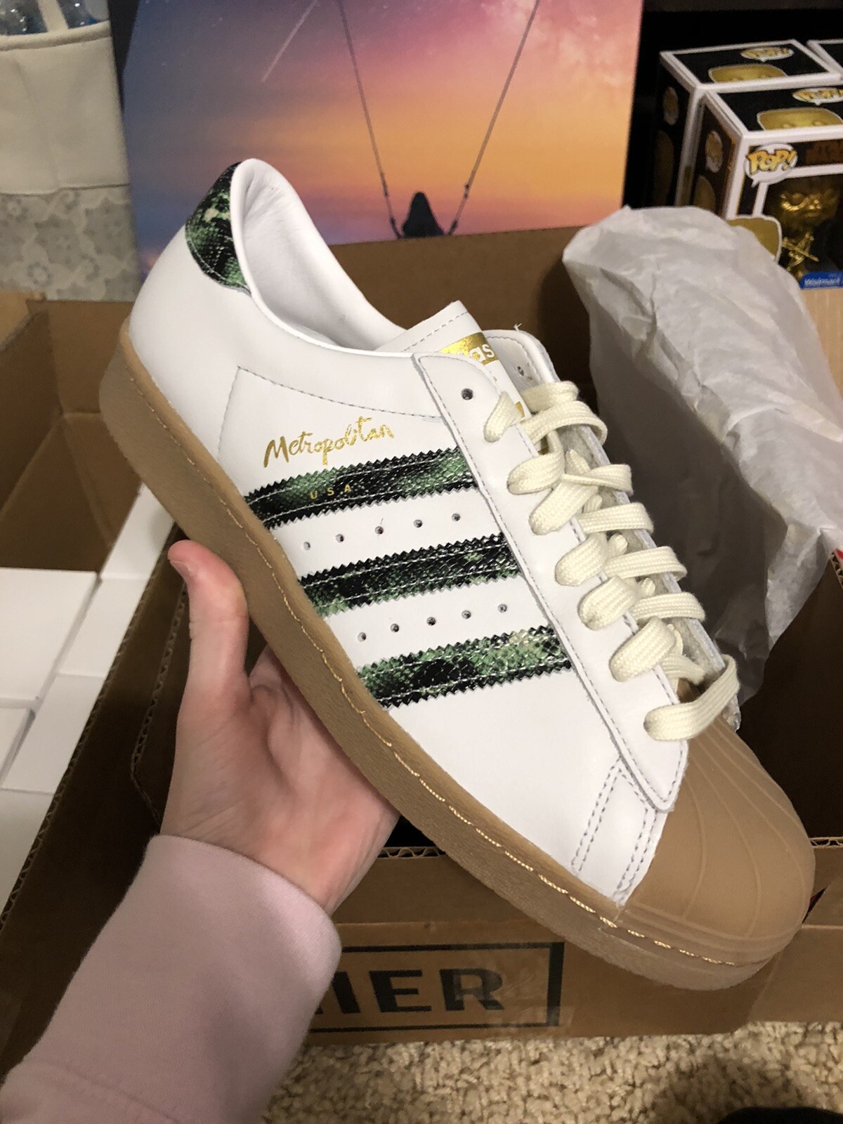 adidas Originals Superstar 80s White Green Men Classic Shoes SNEAKERS BB2230 UK 10 for sale online | eBay