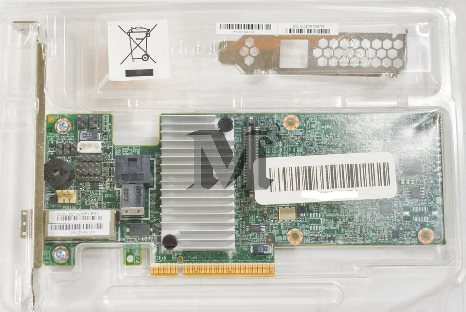 Intel RAID Expander -RS3MC044 - SAS/SATA  PCIe- 8-Ports (4-Internal, 4-External) - Image 3 of 4