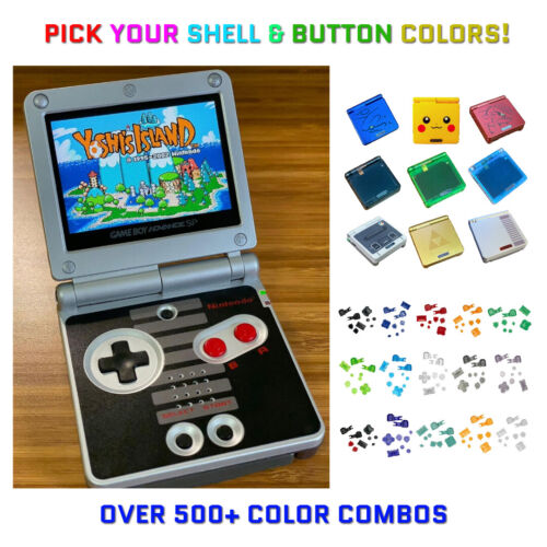 Nintendo Game Boy Advance SP 101 System GBA SP IPS LCD Backlit PICK YOUR COLOR! - 第 1/78 張圖片