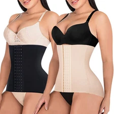 Fajas Colombianas Waist Trainer LATEX Girdle Long Torso Cincher Slimming Shaper