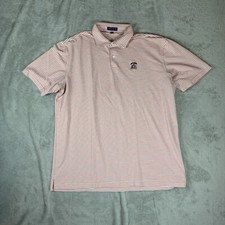 Peter Millar Crown Crafted Polo Mens XL Multicolor Striped Stretch Golf