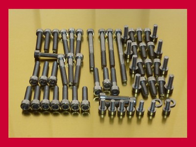 Super V2A Edelstahl Schrauben-Satz Motorschrauben für Kawasaki ZRX1200  ZRX 1200