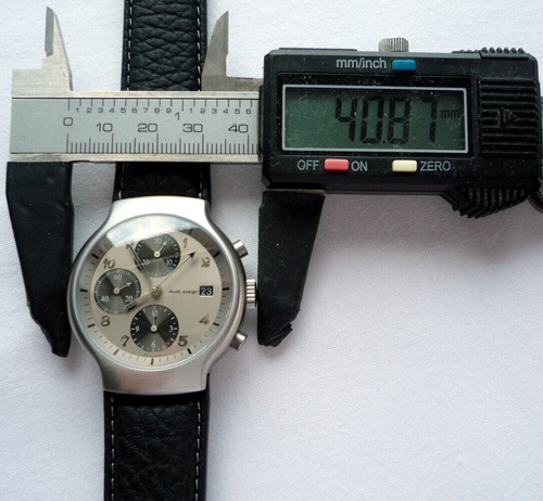 Audi Design Classic Quattro S Line S8 Car Accessory Automatic Chronograph Watch - Picture 21 of 24