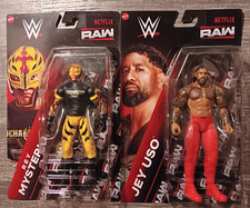 WWE Mattel Jey Uso Rare Netflix Raw Basic Wrestling Figure 2025 rey mysterio lot