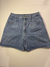 Women s Size 14 Vintage Bill Blass Denim Jean Shorts 90s Blue