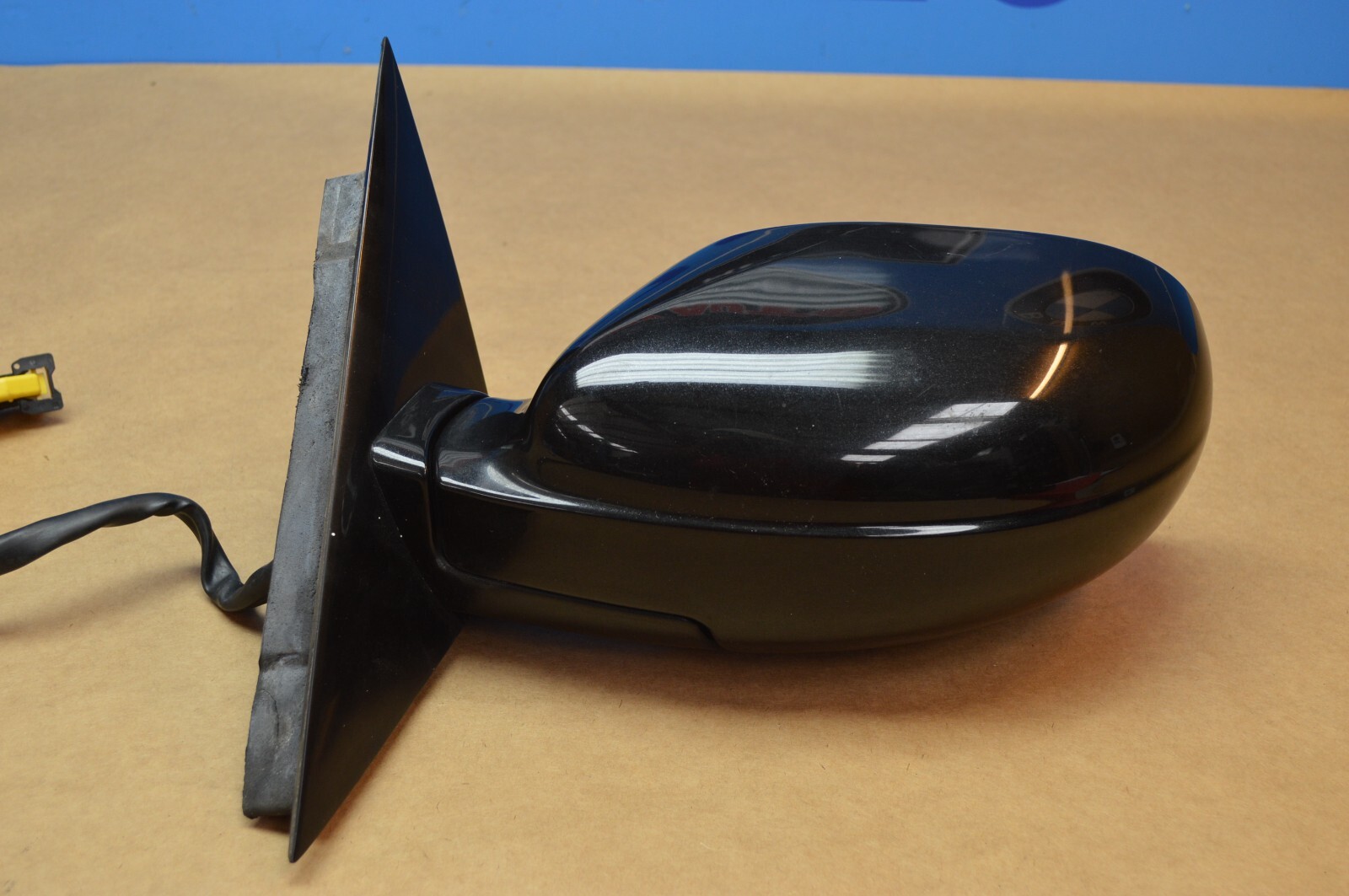 2007 M139 MASERATI QUATTROPORTE LEFT DRIVER SIDE DOOR MIRROR BLACK