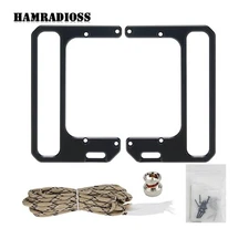 Mobile Radio Bracket Stand Transceiver Side Handle Radio Mount for XIEGU X6100