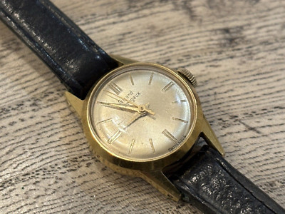 Girard Perregaux Damenuhr vergoldet Vintage Swiss mechanisch 20mm